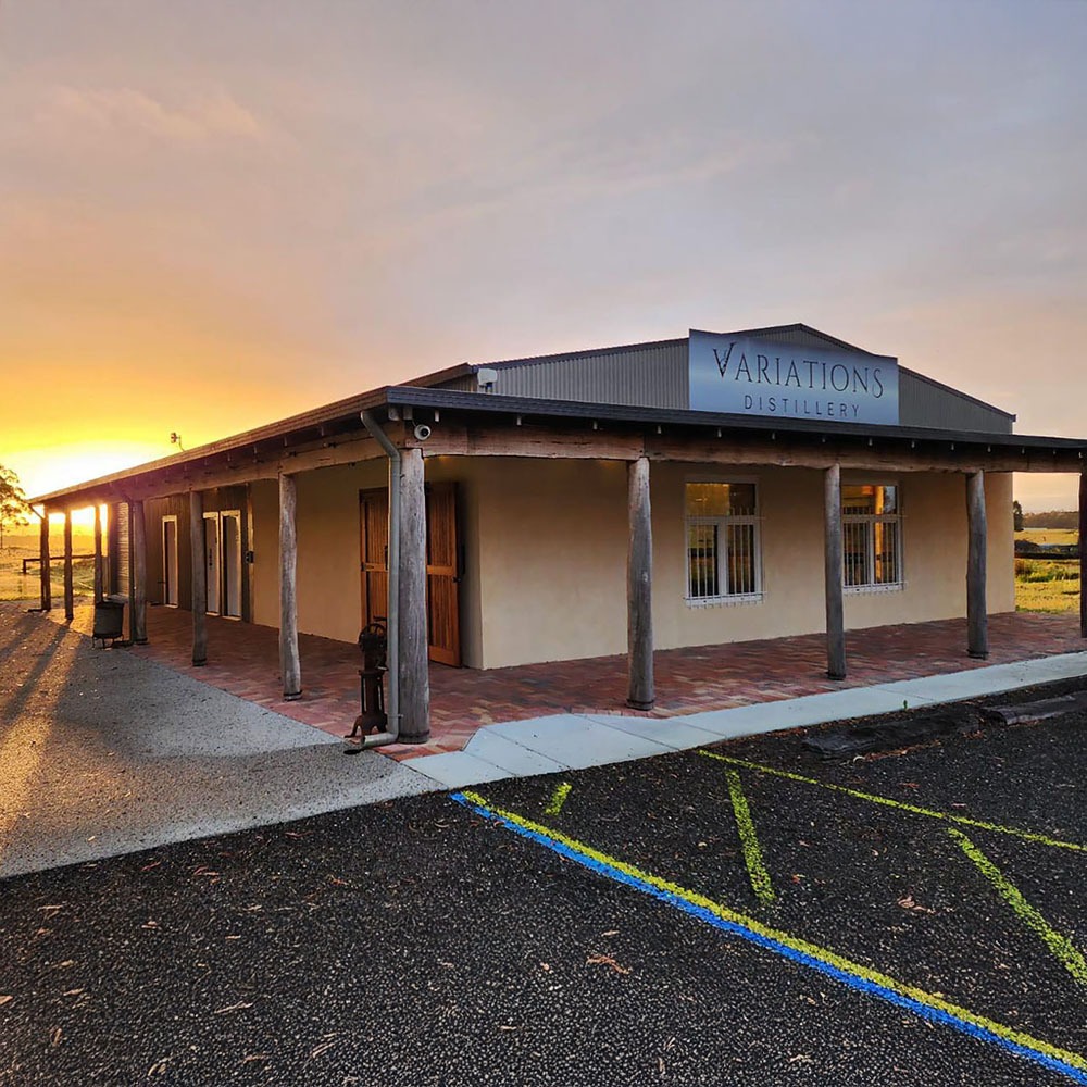 Sunset at Variations Distillery near Pinjarra