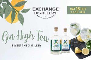 Exchange Hotel Pinjarra Gin High Tea event