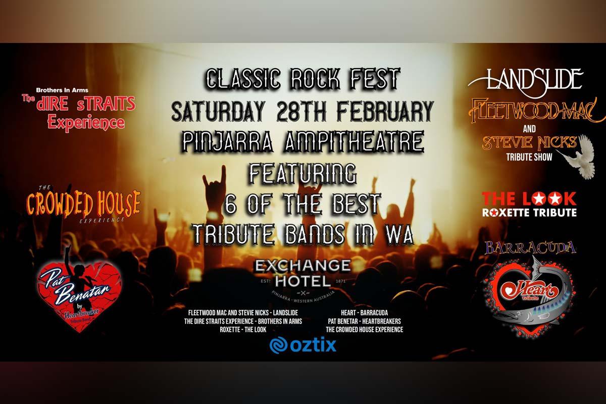 Classic Rockfest music festival at Exchange Hotel Pinjarra